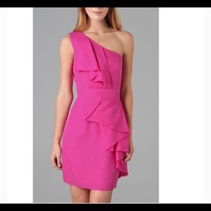 Shoshanna One Shoulder cocktail dress